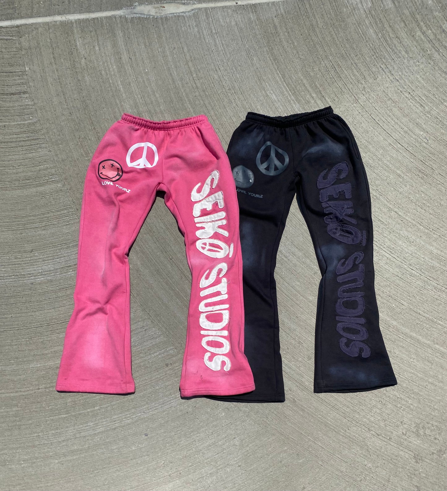 Seiko Studios Sweatpants- Pink